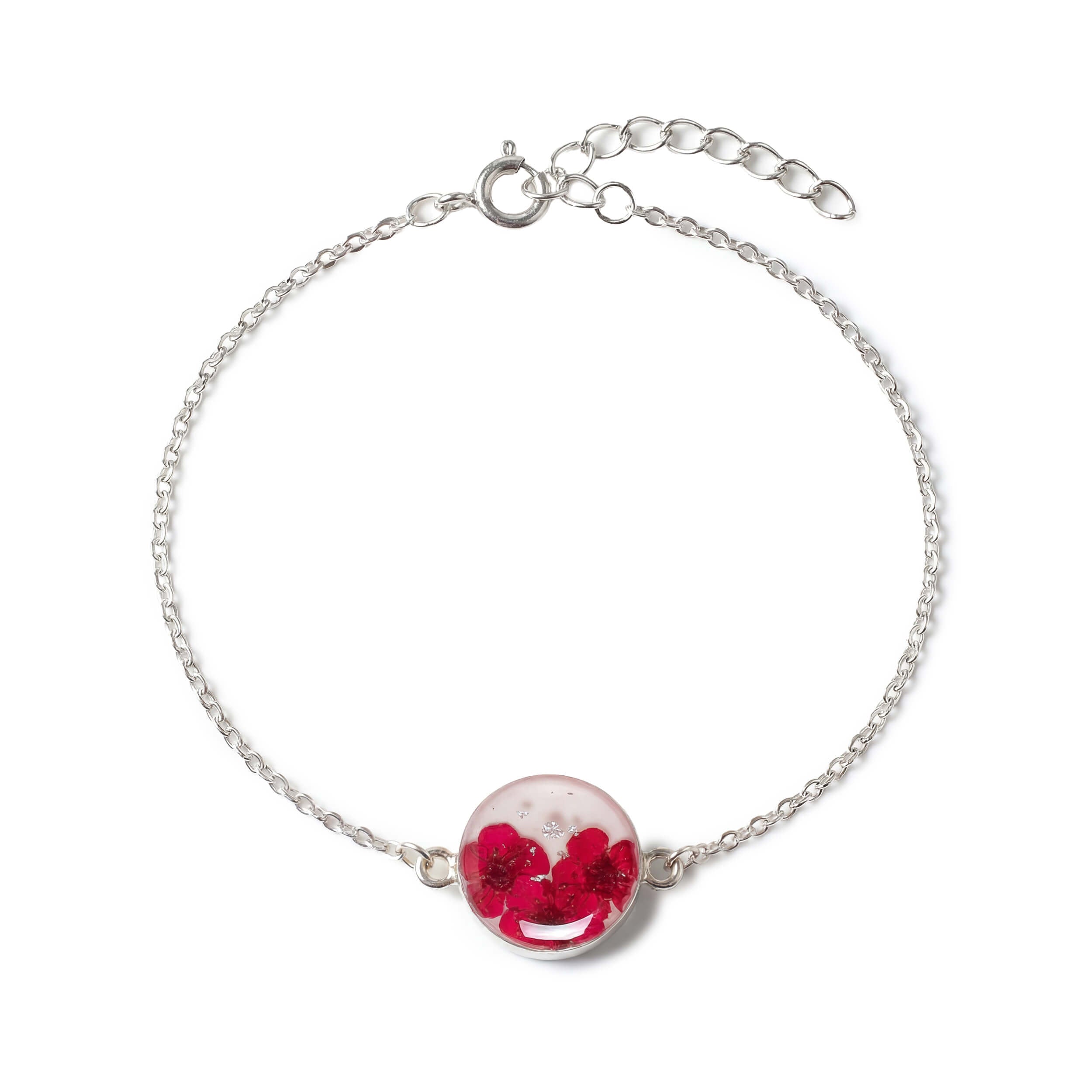 Armkette mit pinker Spiere