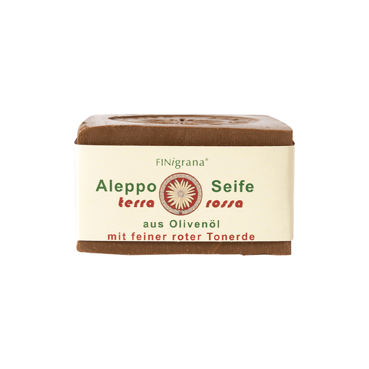 Aleppo Peelingseife „Terra Rossa“ mit roter Tonerde