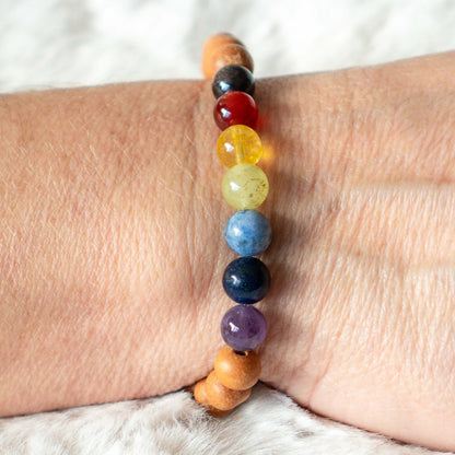 Armband Chakra Kadamholz elastisch