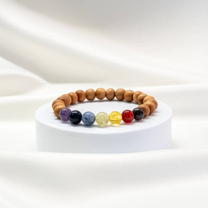 Armband Chakra Kadamholz elastisch