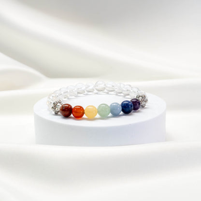 Armband Chakra Bergkristall