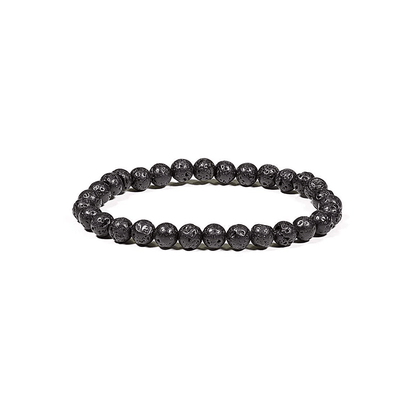 Armband Lavastein schmal