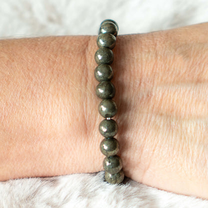 Armband Pyrit