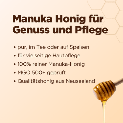 Manuka Honig mit MGO 500+
