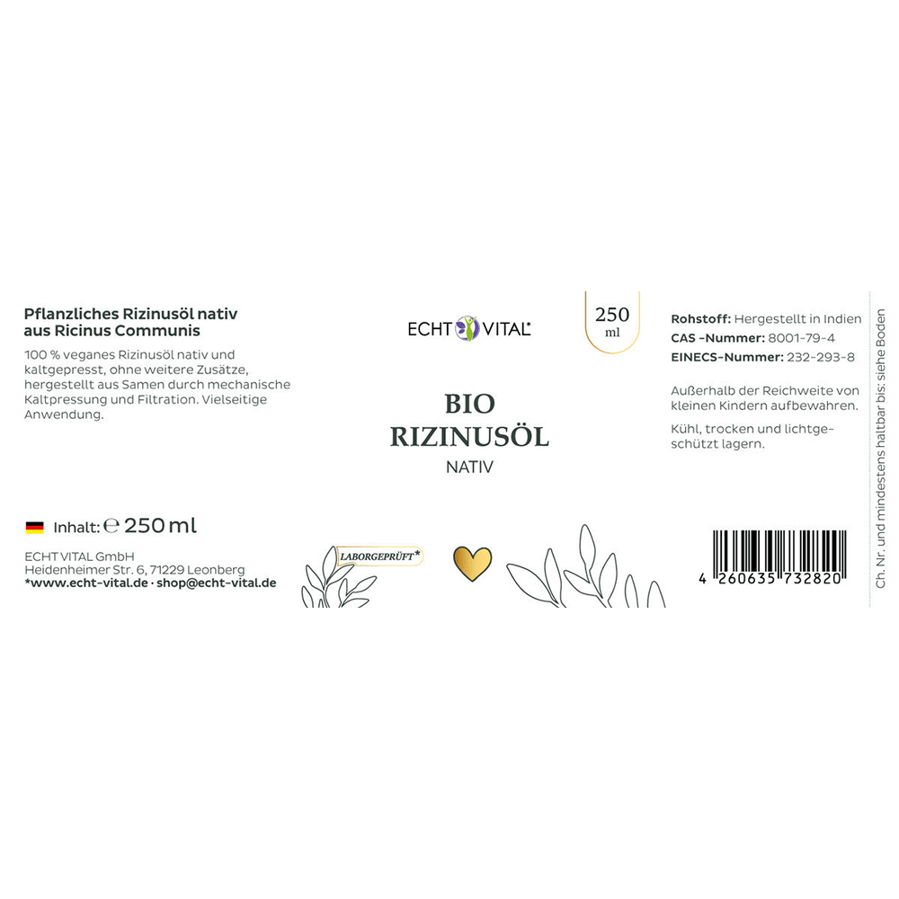 Bio Rizinusöl Premium