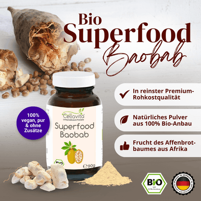 Bio Superfood Baobab Pulver