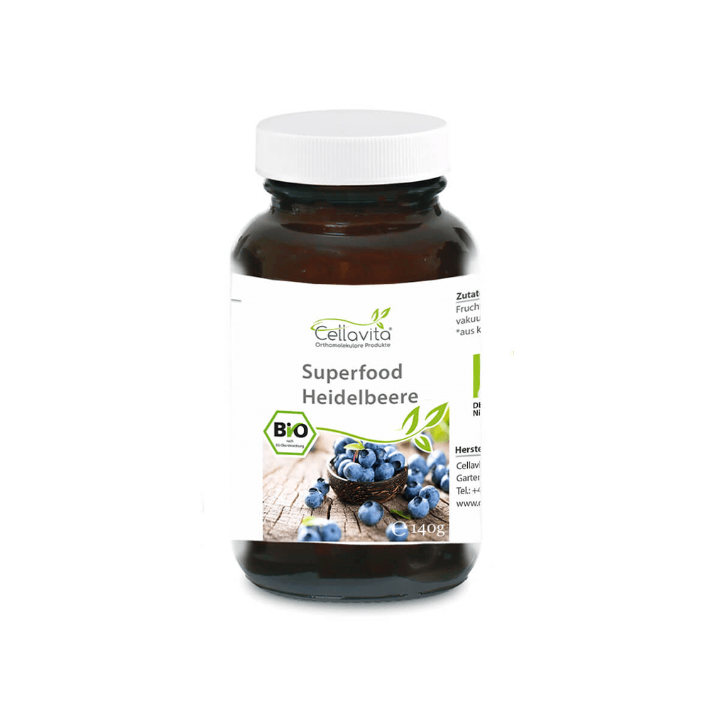 Bio Superfood Heidelbeere Pulver