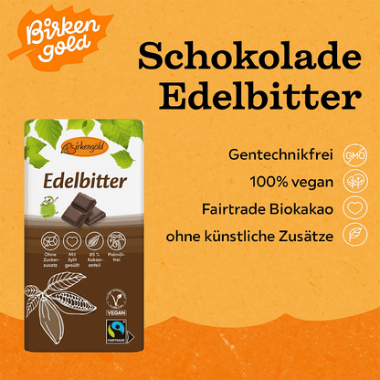 Schokolade Edelbitter