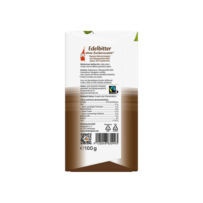 Schokolade Edelbitter