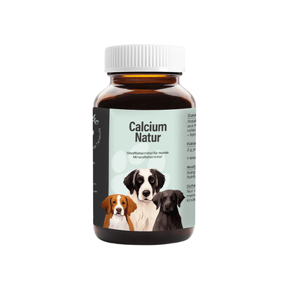 Calcium Natur Pulver für Hunde