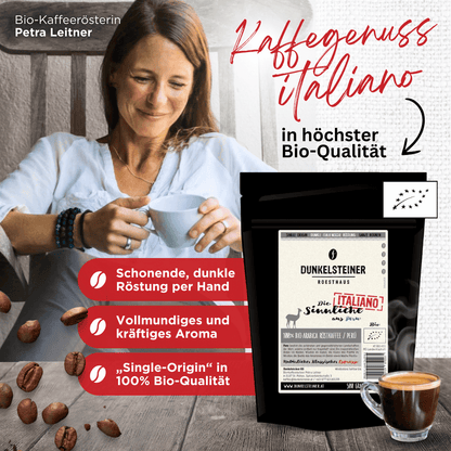 Bio Arabica Röstkaffee „Die Sinnliche“ Italiano