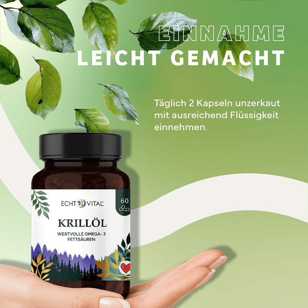 Krillöl Kapseln mit EPA und DHA