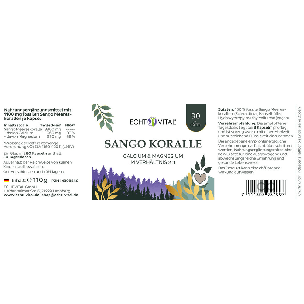 Sango Meereskoralle Kapseln