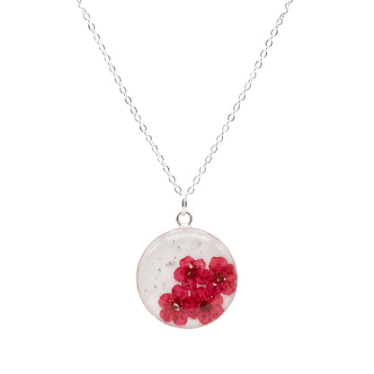 Halskette mit pinker Spiere