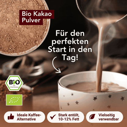 Bio 100% Kakaopulver gemahlen