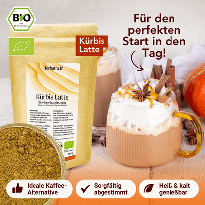 Bio Kürbis Latte Gewürzmischung