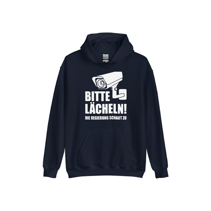 Kapuzenpullover „Bitte lächeln“