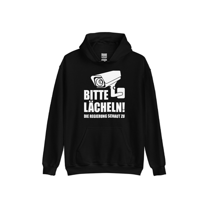 Kapuzenpullover „Bitte lächeln“