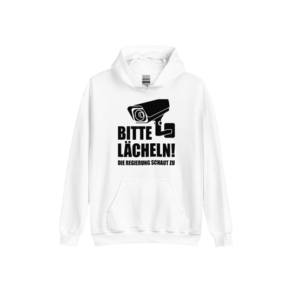 Kapuzenpullover „Bitte lächeln“