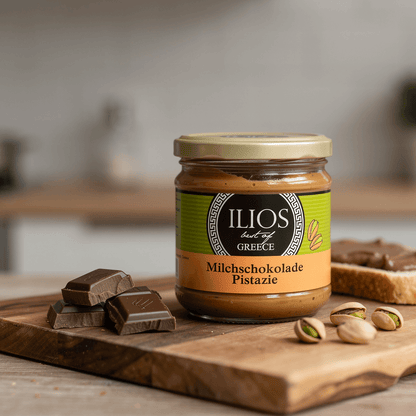 Milchschokolade-Pistaziencreme