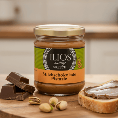 Milchschokolade-Pistaziencreme