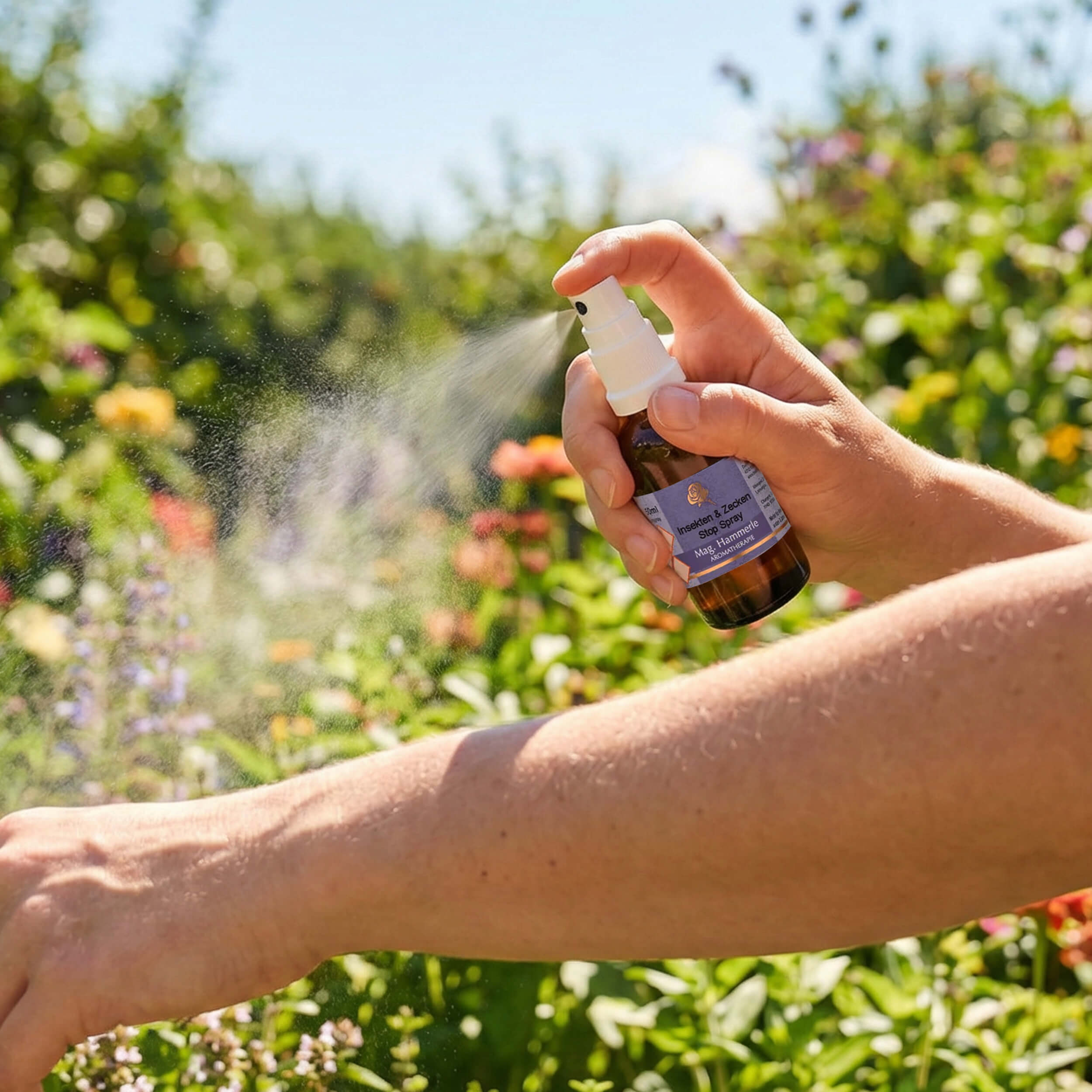 Insekten und Zecken Stop Spray