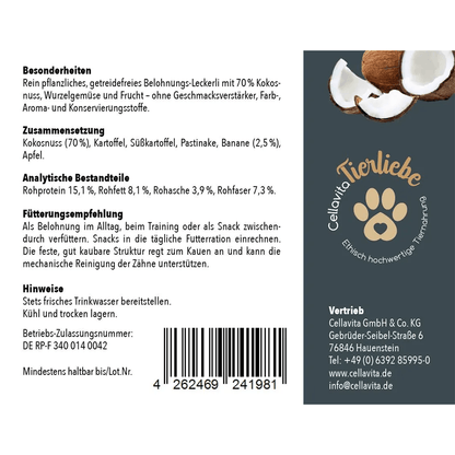 Kokos, Banane & Co Leckerlis für Hunde