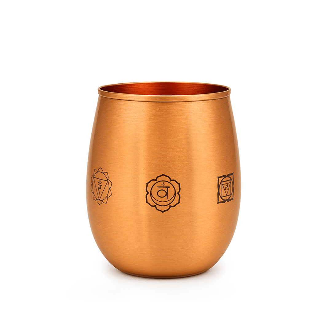 Kupferbecher „7 Chakren“