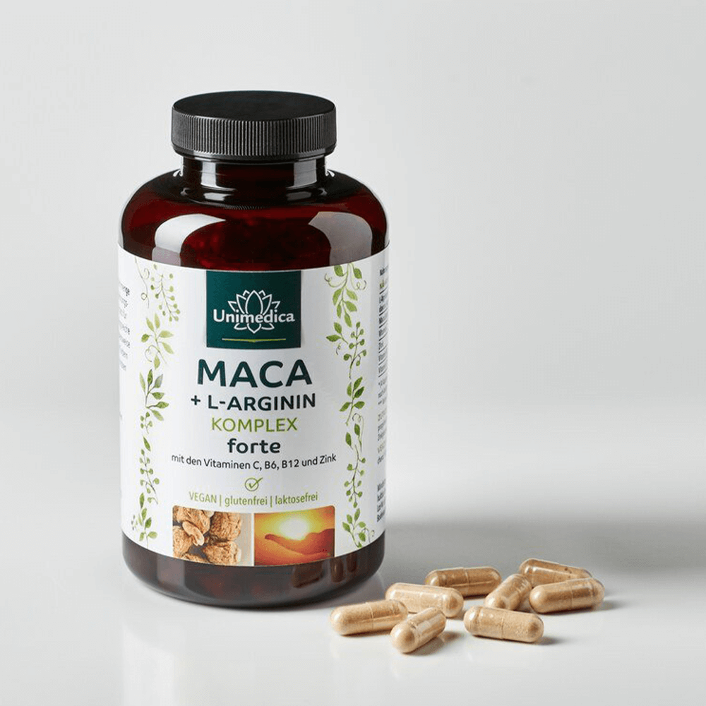 Maca + L-Arginin Komplex forte Kapseln