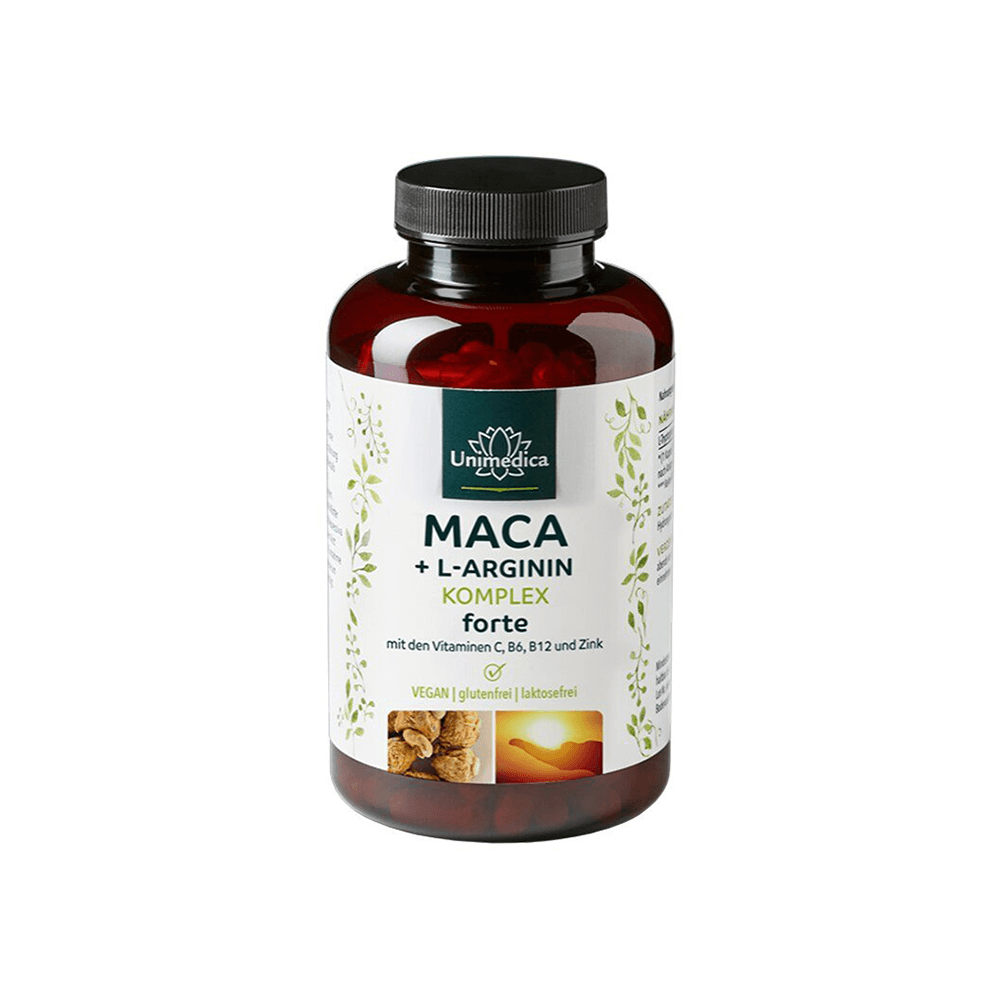 Maca + L-Arginin Komplex forte Kapseln