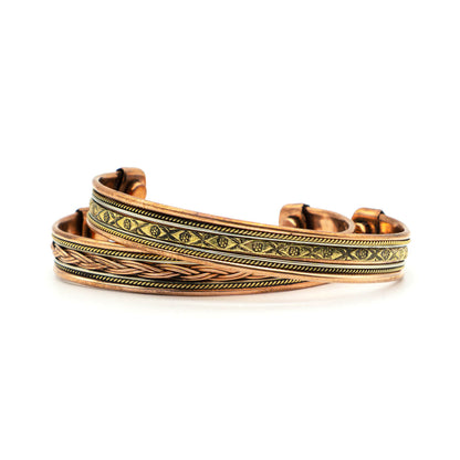 Magnetisches Kupferarmband (Set mit 2 Stück)