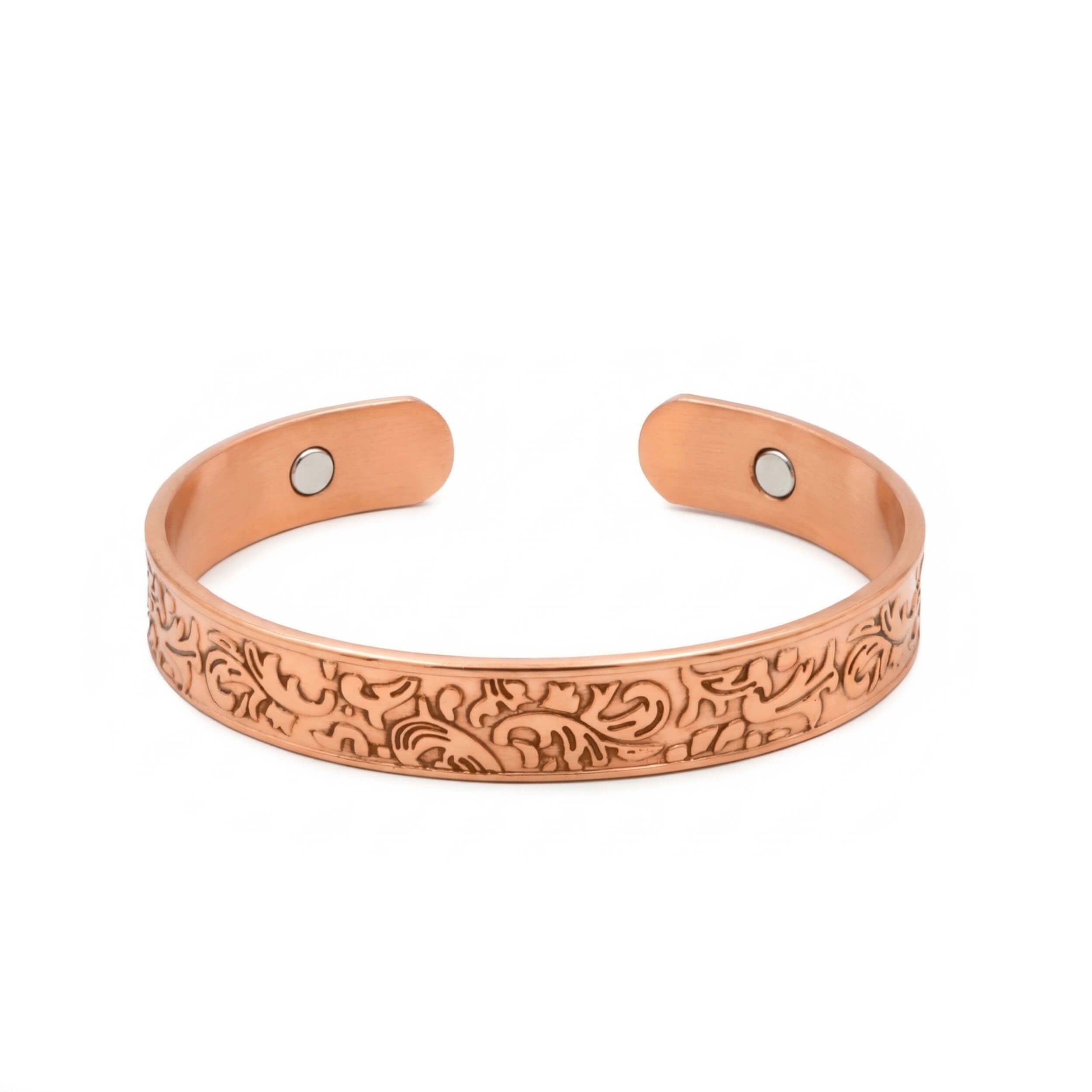 Magnetisches Kupferarmband „Blätter“
