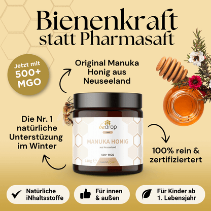 Manuka Honig mit MGO 500+