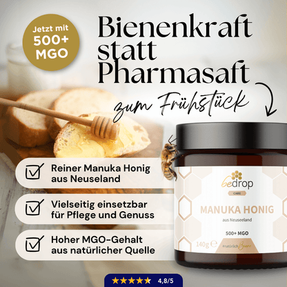 Manuka Honig mit MGO 500+