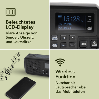 Notfallradio mit DAB+/FM