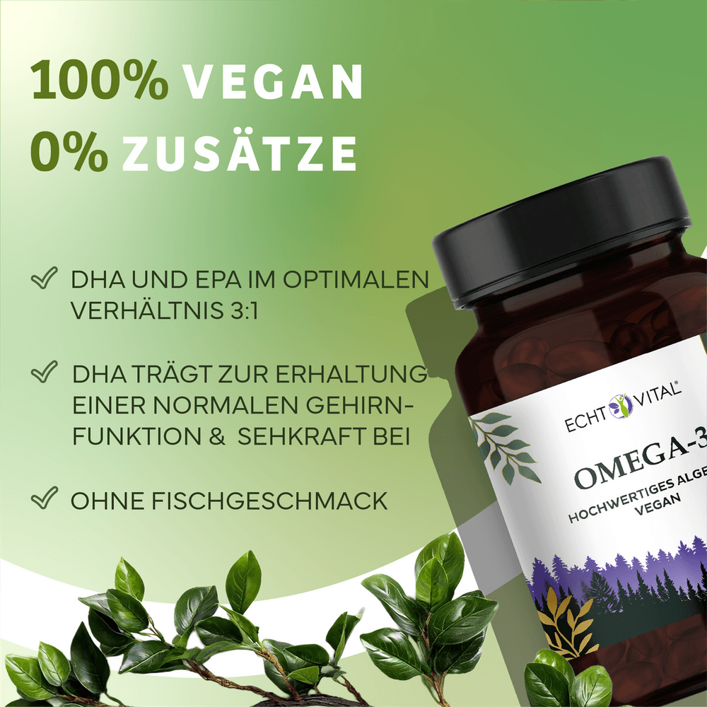 Omega-3 Algenöl Kapseln direkt aus der Quelle