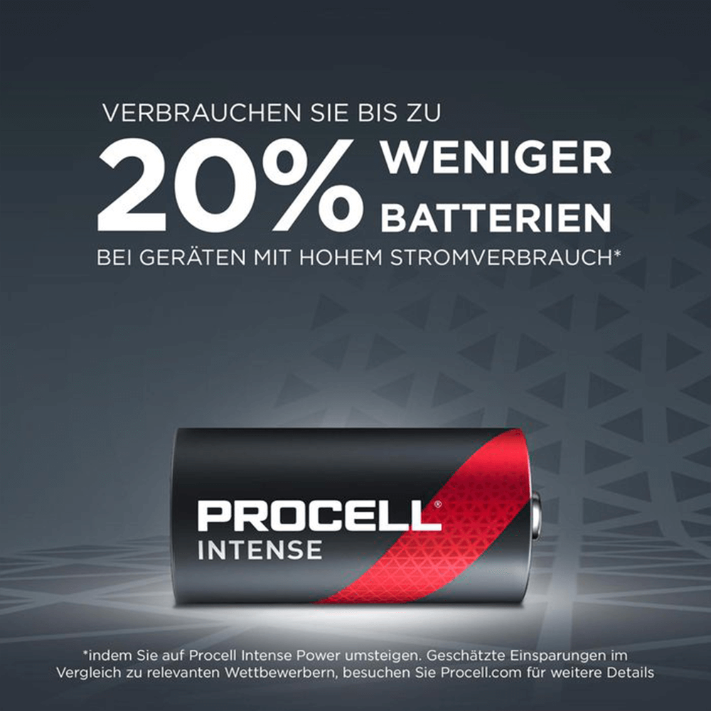 Duracell Procell Intense Batterien, Baby C, LR14, 4 Stück