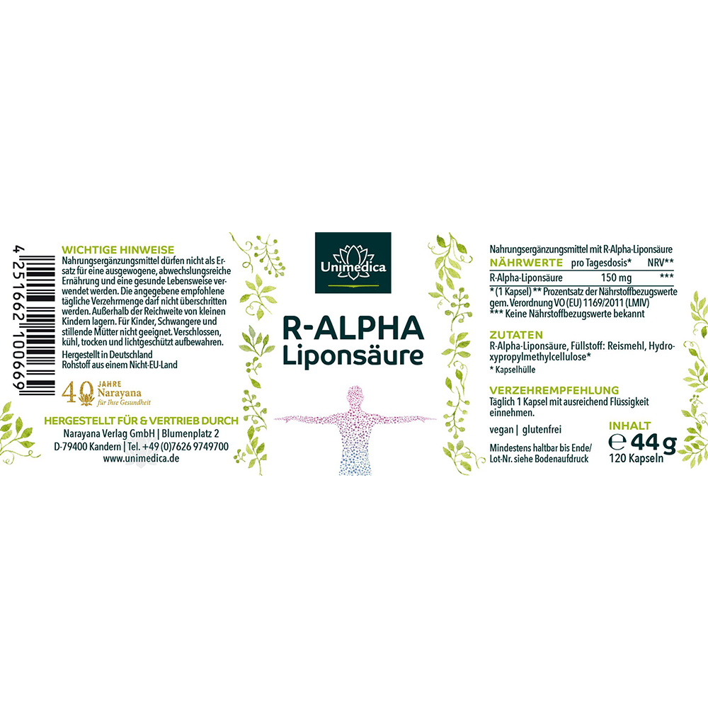 R-Alpha-Liponsäure Kapseln