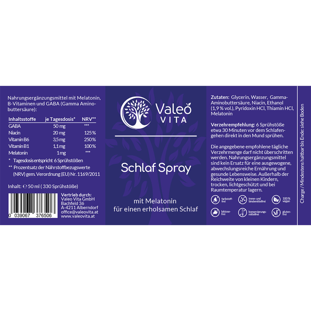 Valeo Vita Schlaf Spray