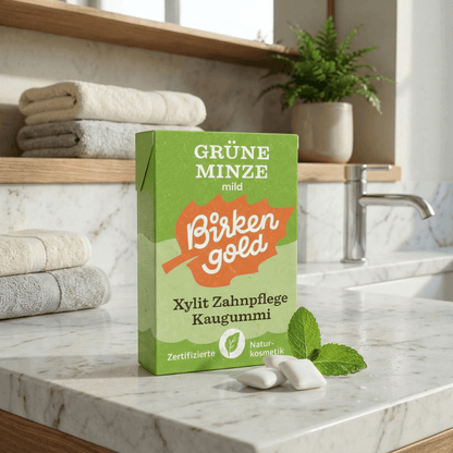 Xylit Zahnpflege Kaugummi Grüne Minze